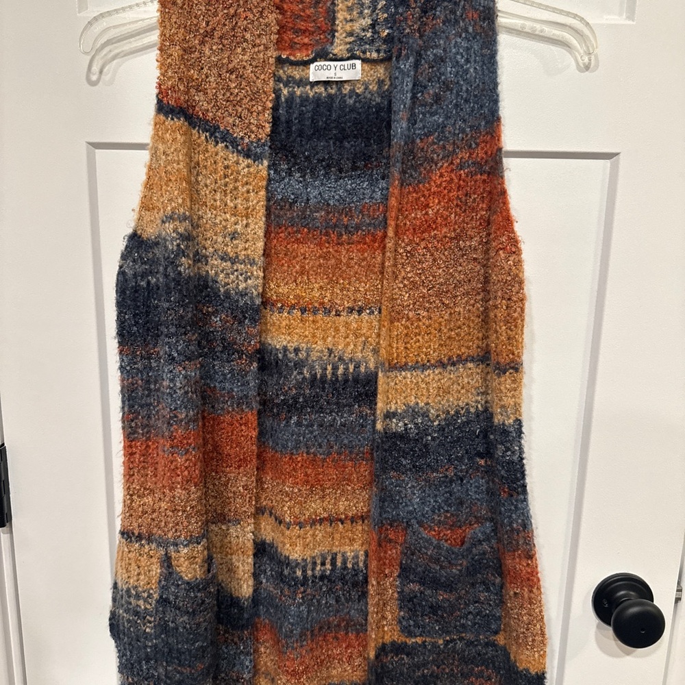 Multicolor Women's Sweater Vest